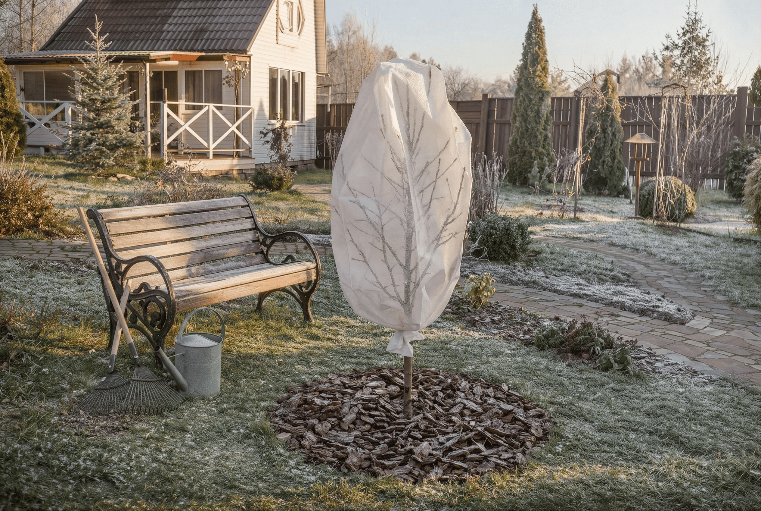 Защита растений от возвратных заморозков: роль мульчи и укрытий